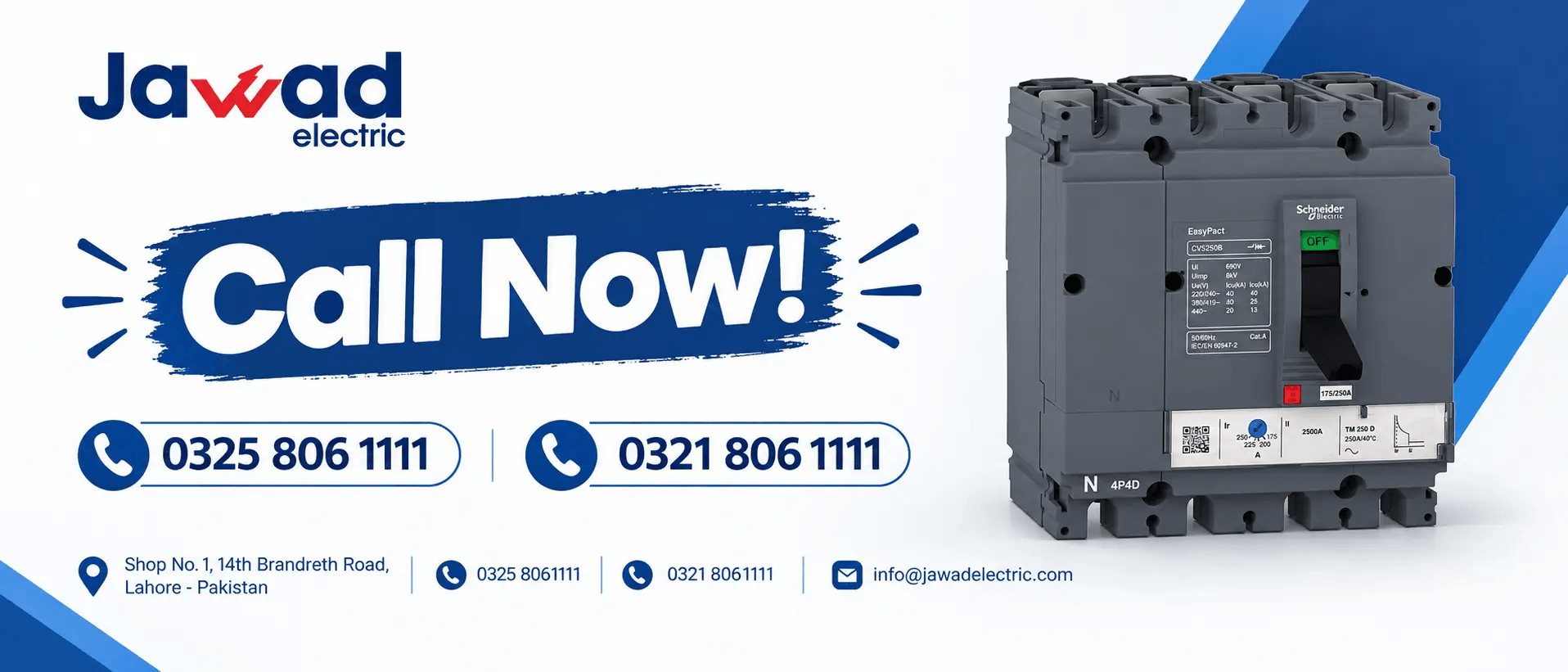 4 Pole Breaker — Sigma Elektrik 4P MCB MCCB Jawad Electric